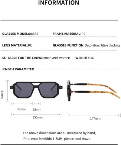 Y2k Sunglass Y2k Aesthetic Sunglasses for Women Y2k Vintage Sunglasses for Men F06 $13.19 Designer