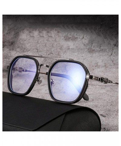 Men and Women Retro Street Shooting Fashion Decorative Sunglasses Outdoor Vacation (Color : D, Size : 1) 1 E $16.77 Designer