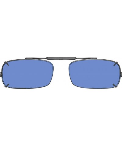 Visionaries Polarized Clip on Sunglasses - True Rec - Gun Frame - 48 x 27 Eye $33.77 Designer