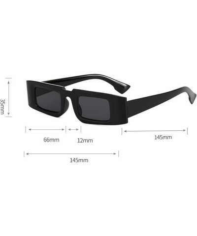 Small Frame Retro Fashion Square Sunglasses for Men and Women (Color : D, Size : 1) 1 C $16.58 Designer