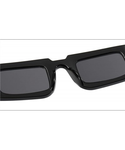 Small Frame Retro Fashion Square Sunglasses for Men and Women (Color : D, Size : 1) 1 C $16.58 Designer