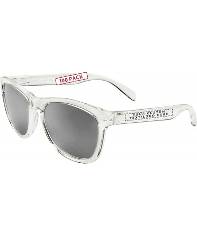 Solaris Mirrored Sunglasses - Custom - Silver $25.64 Square