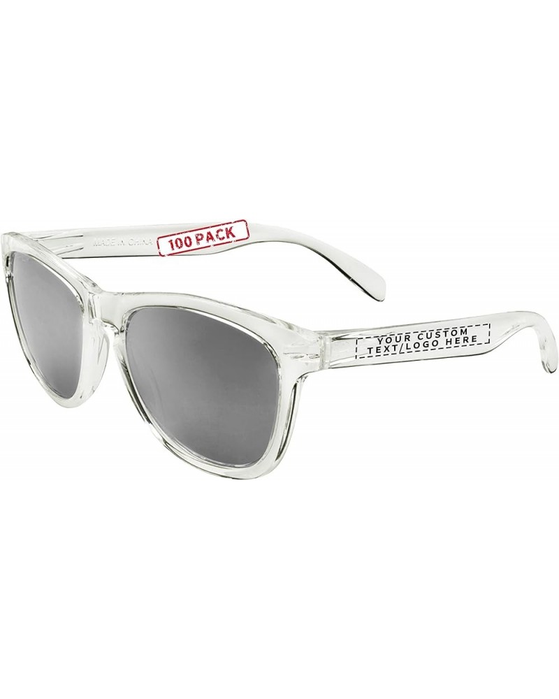 Solaris Mirrored Sunglasses - Custom - Silver $25.64 Square