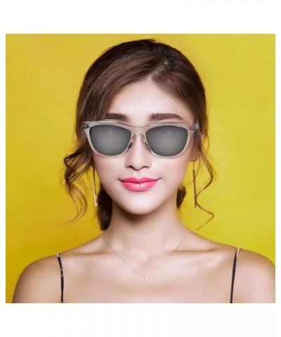 Solaris Mirrored Sunglasses - Custom - Silver $25.64 Square