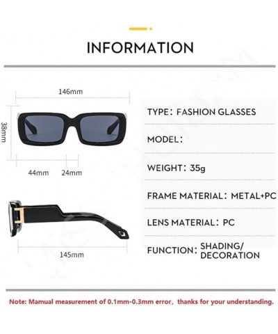 Square Sunglasses Women Flat Top Eyeglasses Vintage Sun Glass Female Eyewear UV400 Gradient Shades C6 Black Gray Pink $23.42 ...