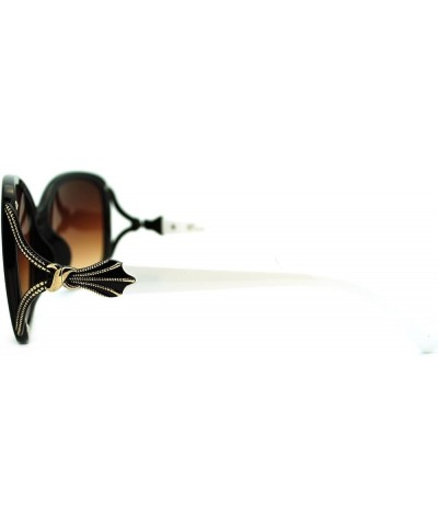 Womens Sunglasses Fashionable Chic Soft Square Frame UV 400 Black White $9.41 Square