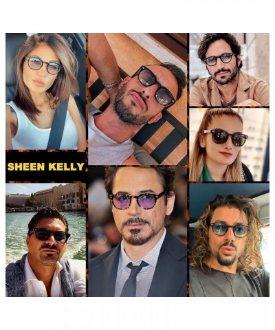 Acetate Retro Polarized Oval Sunglasses For Men Women Pirate Captain Johnny Depp Style Eyewear 11 $17.69 Oval