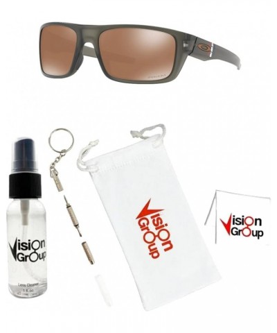 OO9367 Drop Point Sunglasses + Vision Group Accessories Bundle Matte Olive Ink/ Prizm Tungsten (936719) $62.90 Designer