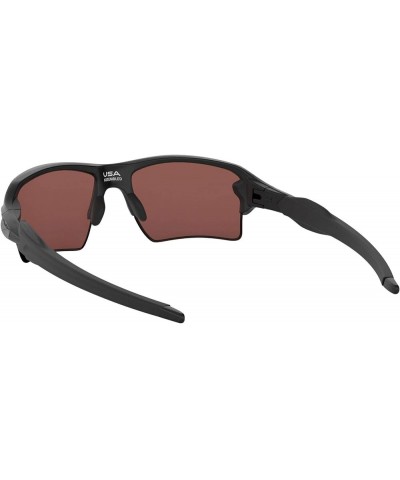 Men's Oo9188 Flak 2.0 XL Rectangular Sunglasses Matte Black/Prizm Deep Water Polarized $61.07 Sport