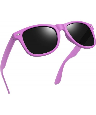 Square Sunglasses Polarized UV Protection Trendy Designer Sun Glasses Men Women A33-matte Purple Black multicolored $9.33 Way...