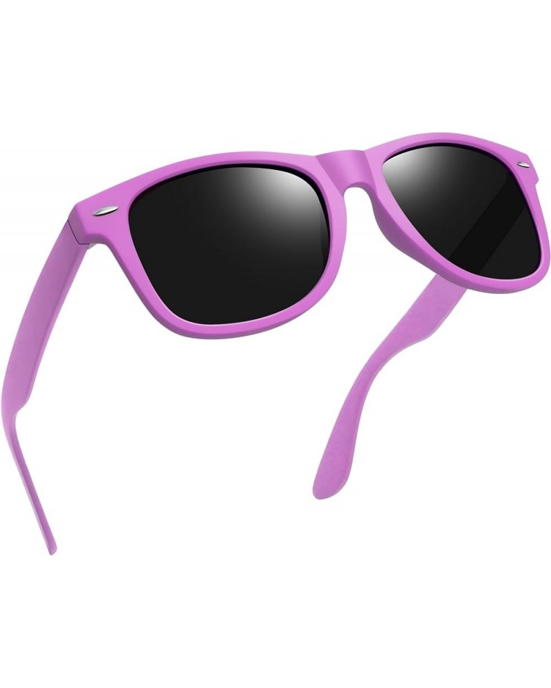 Square Sunglasses Polarized UV Protection Trendy Designer Sun Glasses Men Women A33-matte Purple Black multicolored $9.33 Way...