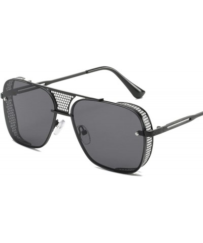 Metal Men and Women Outdoor Vacation Sunglasses (Color : A, Size : 1) 1 B $13.10 Designer