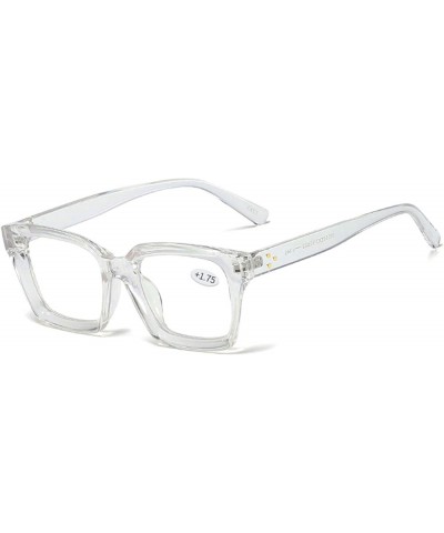 Retro Style Blue Light Blocking Reading Glasses Big Eyeglass Frames Large lens Computer Readers Clear $20.44 Square