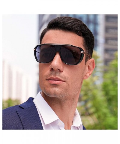 Punk Men and Women Sunglasses Outdoor Holiday Shade Street Shooting Decorative Glasses (Color : E, Size : Medium) Medium E $1...