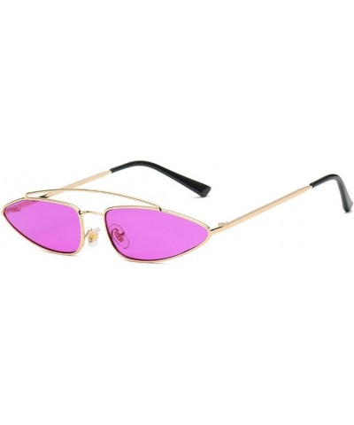 Men Women Eyewear Retro Vintage Cat Eye Sunglasses Fashion Mod Style Purple $7.03 Rectangular