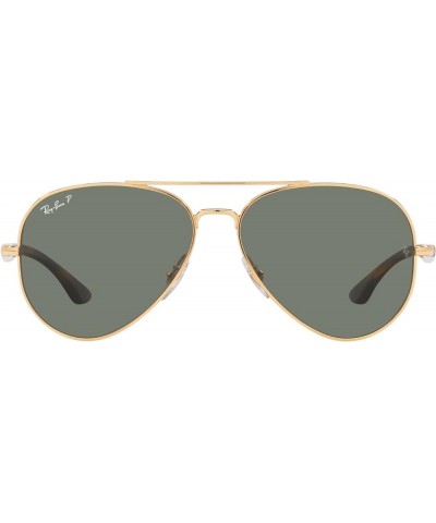 Rb3675 Aviator Sunglasses Gold/Green Polarized $59.20 Aviator