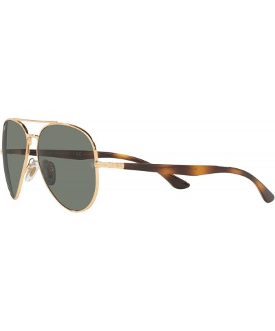 Rb3675 Aviator Sunglasses Gold/Green Polarized $59.20 Aviator