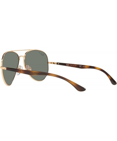 Rb3675 Aviator Sunglasses Gold/Green Polarized $59.20 Aviator