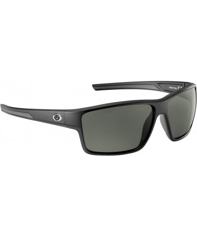 Rectangular Mojarra Polarized Sunglasses Matte Black Frame/Smoke Lens, Medium $28.62 Rectangular