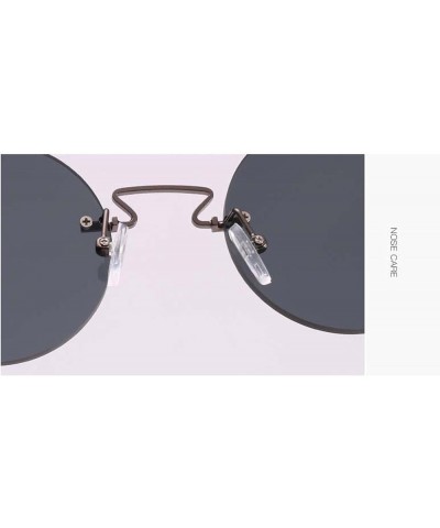 Round Frame Metal Retro Sunglasses, Wedding Glasses for Vacation Street Photography (Color : D, Size : Medium) Medium E $22.5...