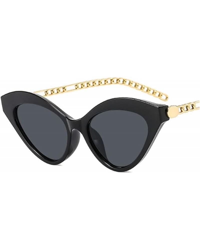 Triangle cat Eye Fashion Retro Sunglasses for Men and Women (Color : A, Size : 1) 1 B $16.77 Designer