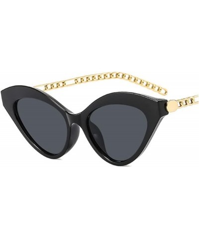 Triangle cat Eye Fashion Retro Sunglasses for Men and Women (Color : A, Size : 1) 1 B $16.77 Designer