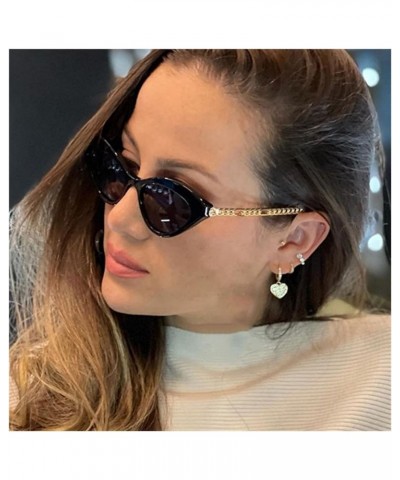 Triangle cat Eye Fashion Retro Sunglasses for Men and Women (Color : A, Size : 1) 1 B $16.77 Designer