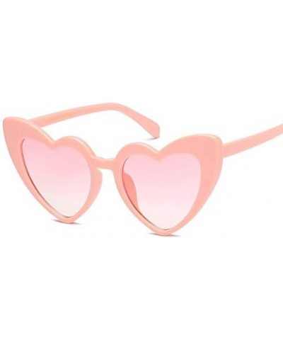 Fashion Heart-shaped Retro Sunglasses Candy Party Ladies Glasses Pink Lens $15.19 Sport