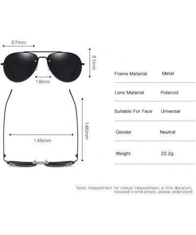 Ultra Lightweight Rectangular HD Polarized Sunglasses UV400 Protection for Men Women E $7.79 Round