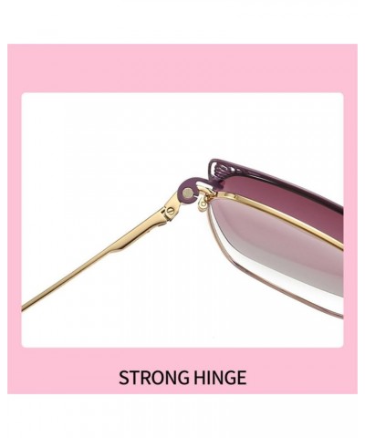 Women Polarized Optical Magnetic Sunglasses Clip Magnet Clip On Sun Glasses UV400 Square Eyewear Frame C2 Pink $30.04 Rectang...