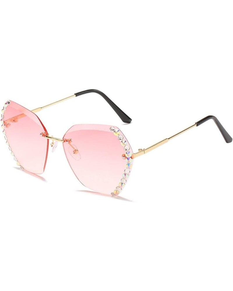 Diamond Fashion Woman Vacation Beach Party Decorative Sunglasses (Color : D, Size : 1) 1 C $19.21 Designer