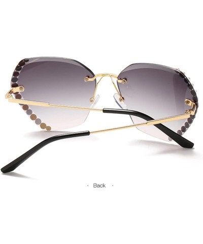 Diamond Fashion Woman Vacation Beach Party Decorative Sunglasses (Color : D, Size : 1) 1 C $19.21 Designer