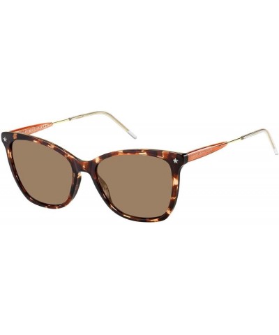 Women's Th1647/S Cat Eye Sunglasses Dark Havana $31.57 Designer