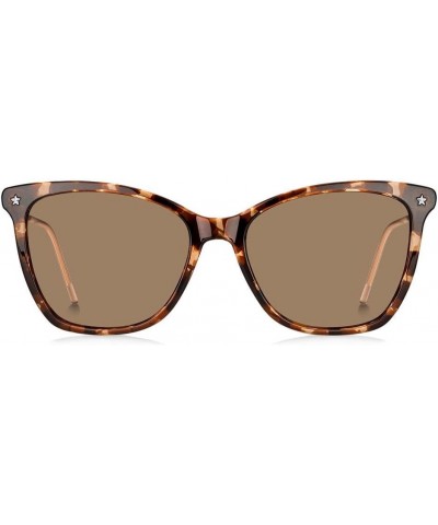 Women's Th1647/S Cat Eye Sunglasses Dark Havana $31.57 Designer