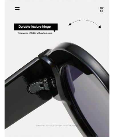 Retro Round Frame Fashion Men and Women Sunglasses Street Shooting Outdoor Vacation (Color : G, Size : Medium) Medium B $19.3...