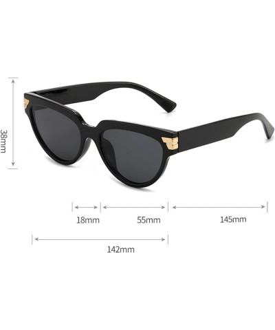 Retro Men and Women Outdoor Vacation Sunglasses Fashion Photo Decoration Sunglasses (Color : F, Size : 1) 1 B $19.86 Designer