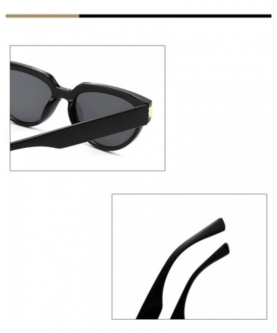 Retro Men and Women Outdoor Vacation Sunglasses Fashion Photo Decoration Sunglasses (Color : F, Size : 1) 1 B $19.86 Designer