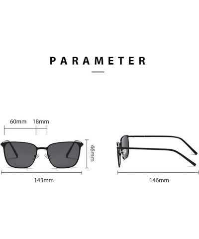 Polarized Driving Men And Women Sunglasses Retro Metal Trendy Sunglasses F $15.25 Designer