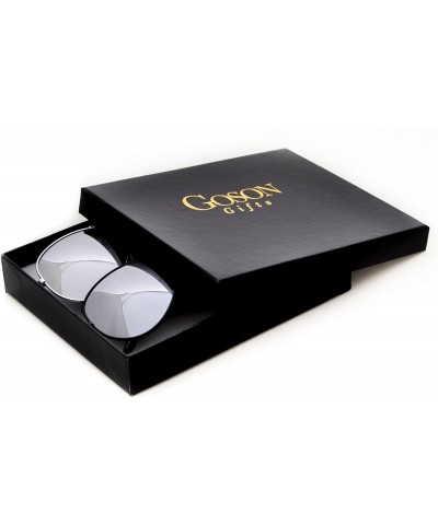 Sunglasses Mirror Aviator Gift Box Set $11.51 Aviator