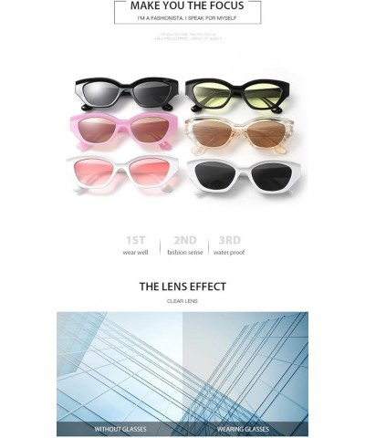 Retro Small Frame Women Sunglasses Outdoor Holiday Beach Party Sunglasses (Color : B, Size : 1) 1A $12.95 Designer