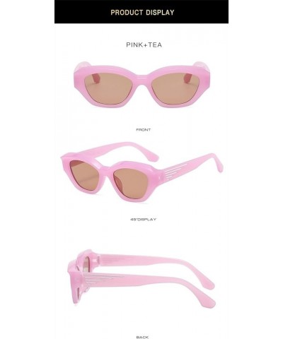 Retro Small Frame Women Sunglasses Outdoor Holiday Beach Party Sunglasses (Color : B, Size : 1) 1A $12.95 Designer