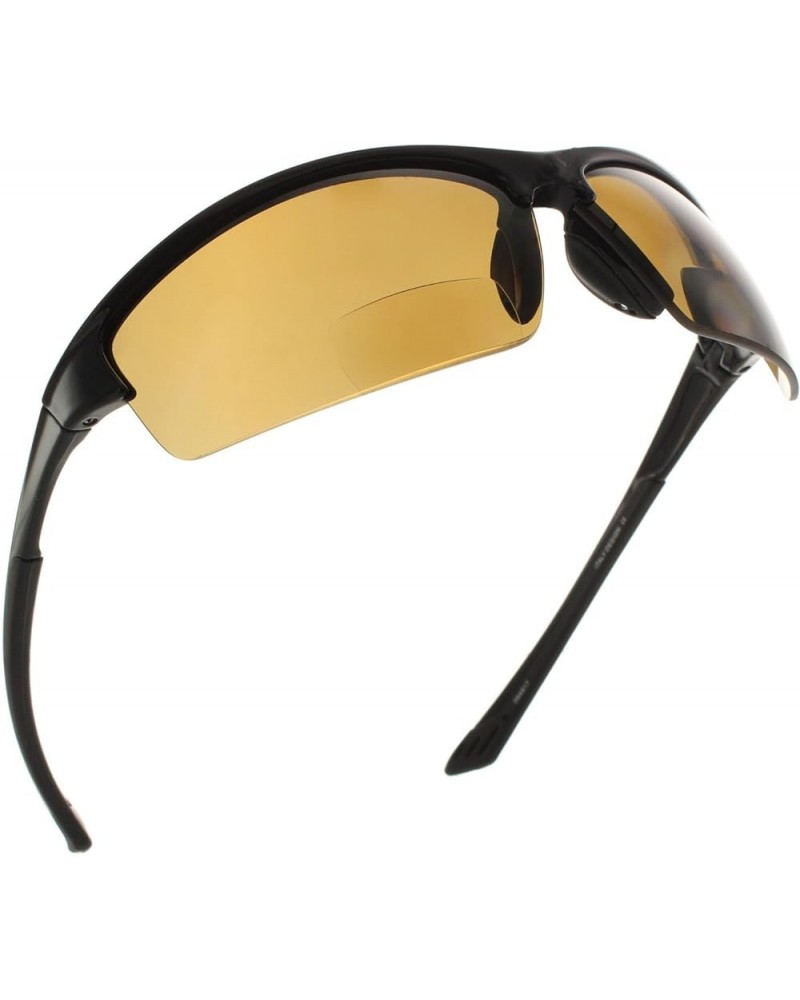 La Jolla Bifocal Polarized Reading Sunglasses TR90 Readers for Men and Women Black/Brown $25.34 Sport