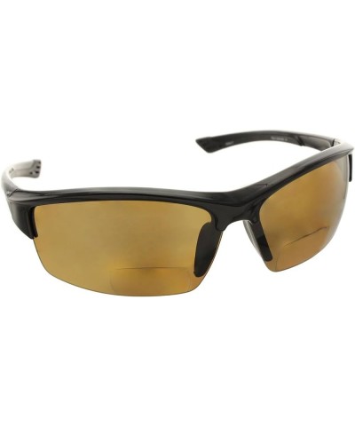 La Jolla Bifocal Polarized Reading Sunglasses TR90 Readers for Men and Women Black/Brown $25.34 Sport