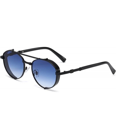 Retro Punk Metal Men and Women Outdoor Decorative Sunglasses (Color : C, Size : 1) 1 B $15.05 Designer