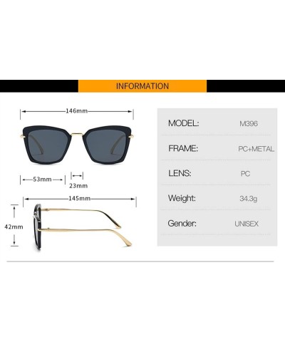 Fashion Street Shooting Men and Women Sunglasses Outdoor Holiday Decoration Sunglasses Gift (Color : D, Size : Medium) Medium...