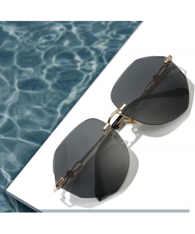 Large Frame Sun Shading Sunglasses for Men and Women (Color : C, Size : Medium) Medium A $20.14 Designer