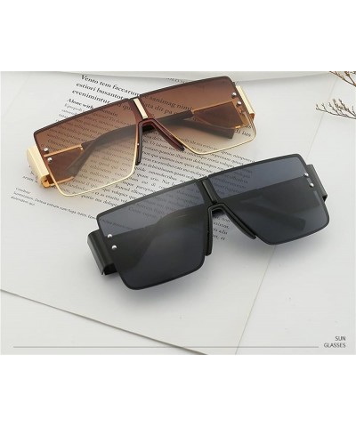 Square Large Frame Ladies Sunglasses Outdoor Beach Driving Sunglasses (Color : 1, Size : 1) 1 3 $11.90 Designer