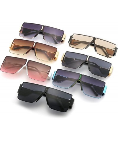 Square Large Frame Ladies Sunglasses Outdoor Beach Driving Sunglasses (Color : 1, Size : 1) 1 3 $11.90 Designer