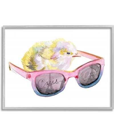 Paris Chick Glam Pink Sunglasses Fashion Animal Framed Wall Art, Design By Jennifer Redstreake Grey Framed 16 x 20 $16.14 Rec...