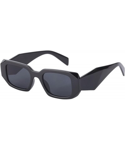 Square Frame Sunglasses Outdoor Vacation Beach Sun Glasses for Men and Women (Color : E, Size : Medium) Medium F $15.67 Designer